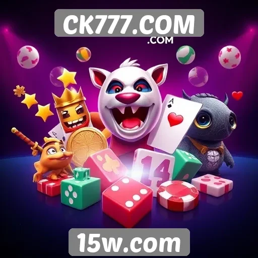 Variedade de jogos oferecidos por CK777.COM